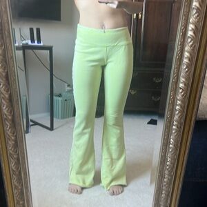 Urban outfitters lime green flared sweatpants